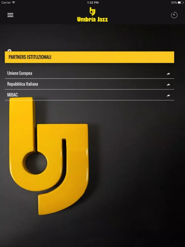 Umbria Jazz Official App iPad  스크린샷