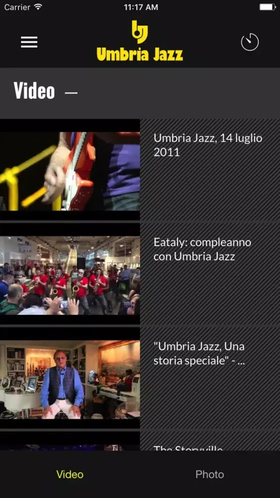 Umbria Jazz Official App 스크린샷