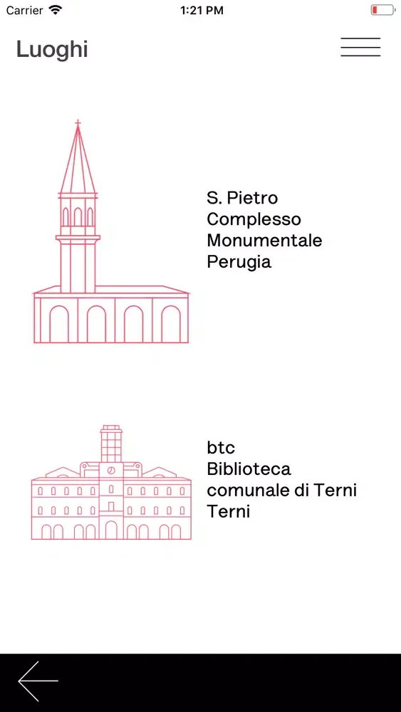 Captures d'écran de Umbria Libri