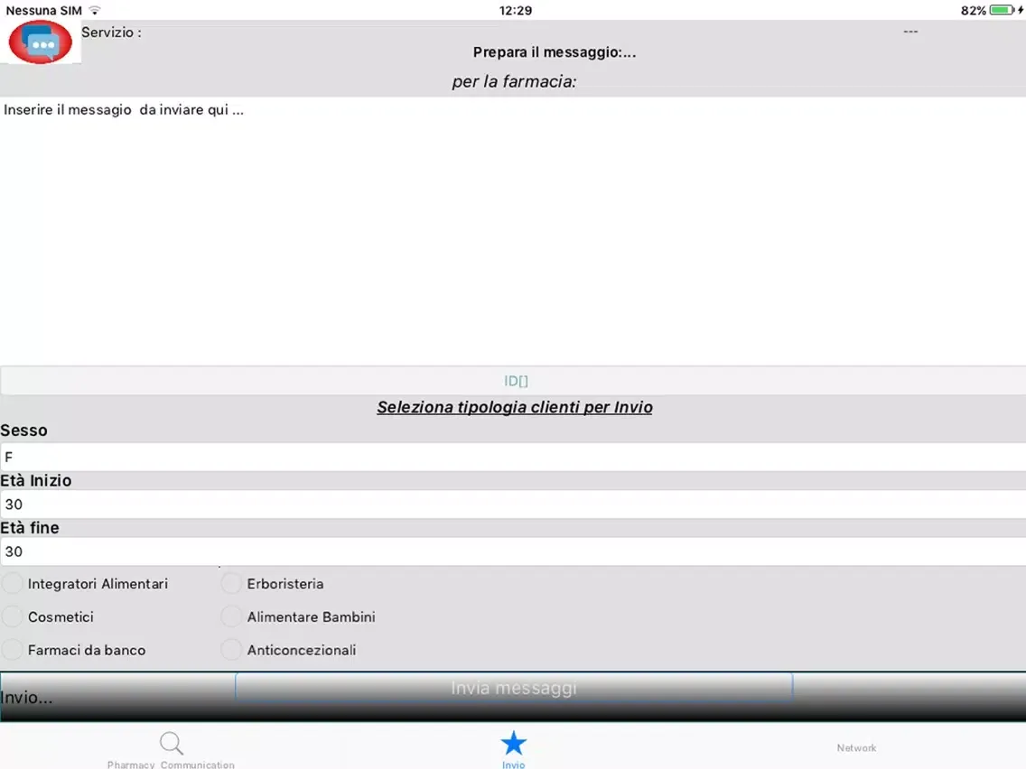 Ảnh chụp màn hình của PHARMACY FIDELITY iPad 