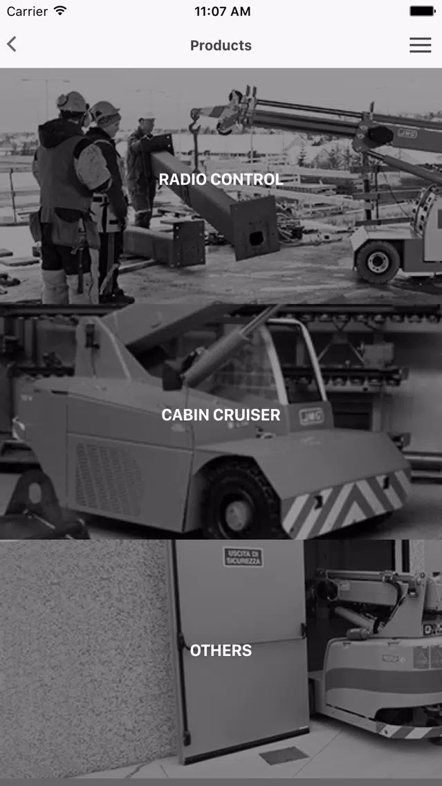 Tangkapan layar JMG Cranes