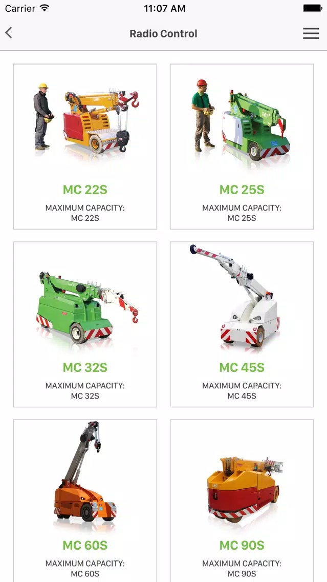 Tangkapan layar JMG Cranes
