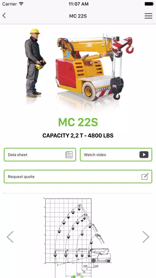 Tangkapan layar JMG Cranes