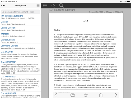 Safety Codex iPad 应用截图