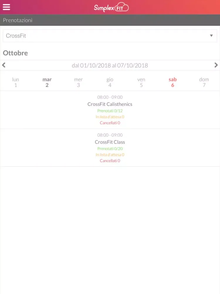 SimplexFit Business iPad  Screenshots