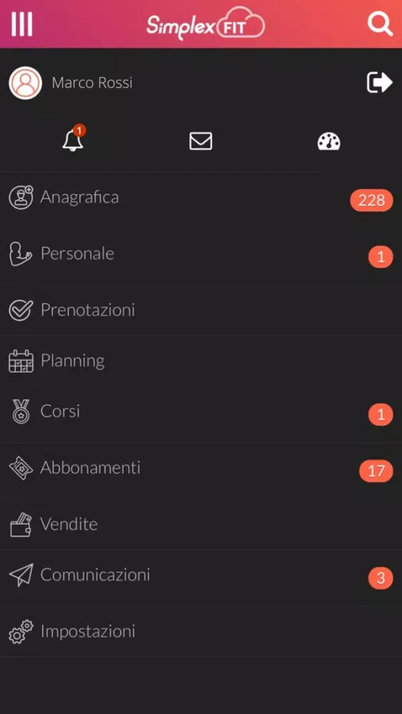 SimplexFit Business Screenshots