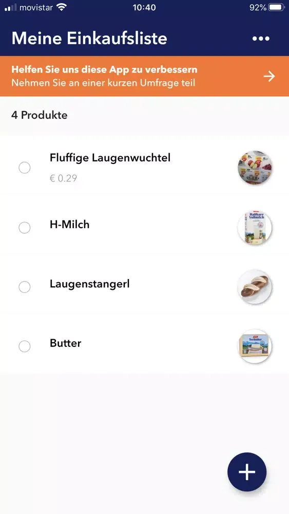 Zrzuty ekranu SmartList Shopping