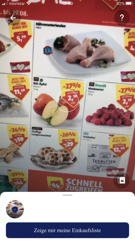 Zrzuty ekranu SmartList Shopping