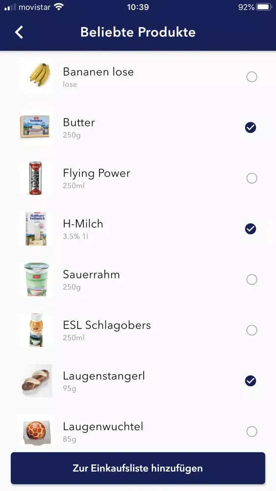Zrzuty ekranu SmartList Shopping