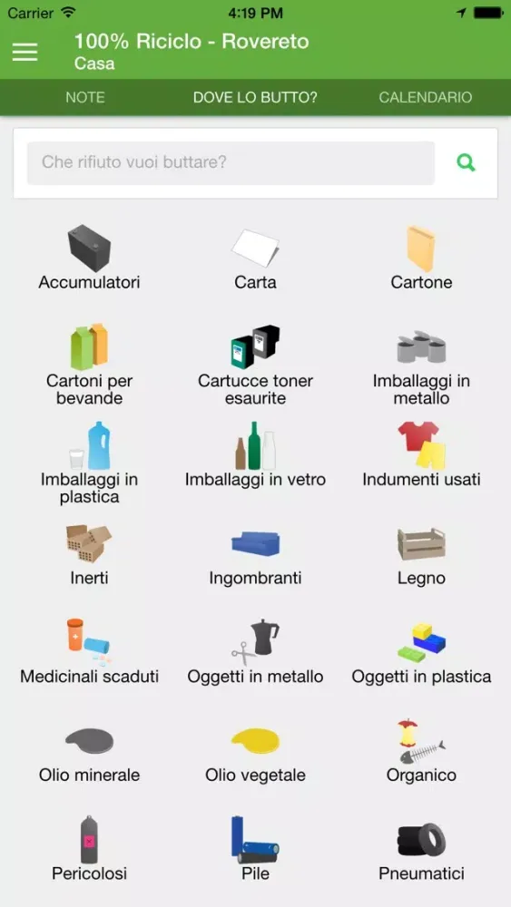 Zrzuty ekranu 100% Riciclo - Rovereto