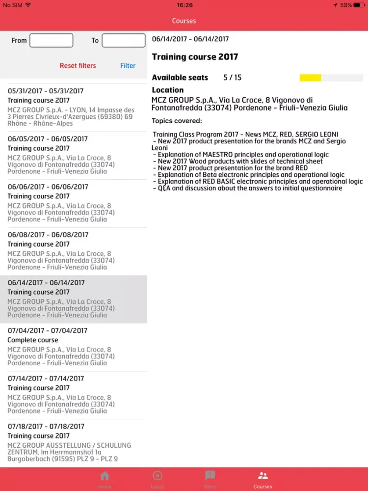 MCZ@STORE iPad  Screenshots