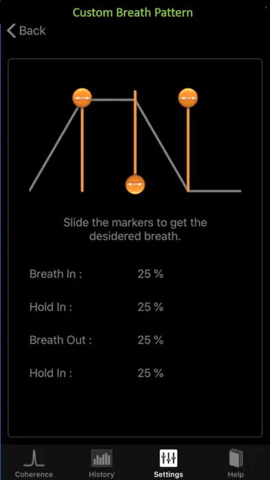 Zrzuty ekranu HeartRate+ Coherence PRO