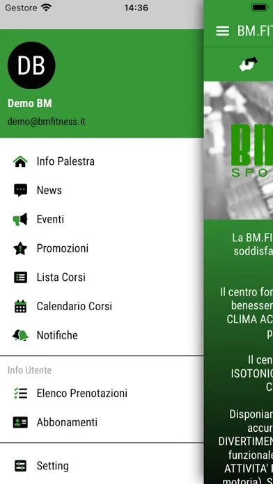 Capturas de pantalla de Bm.fitness