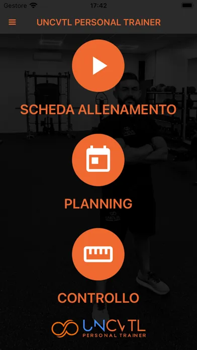ภาพหน้าจอของ UNCVTL Personal Trainer