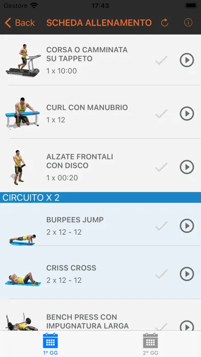 ภาพหน้าจอของ UNCVTL Personal Trainer