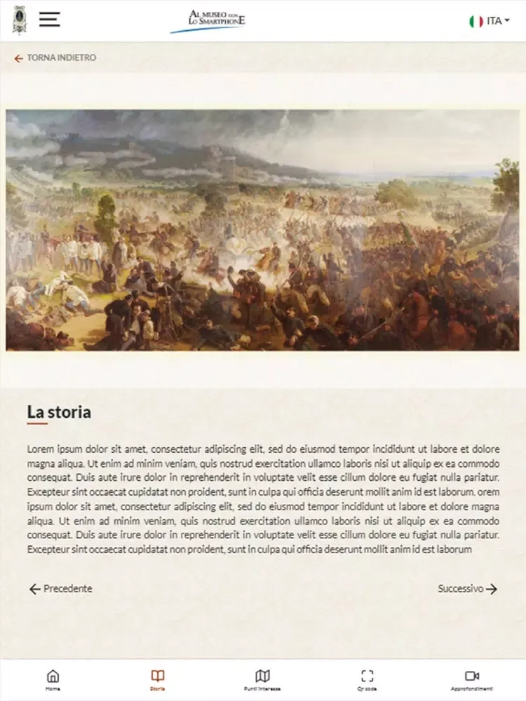 Zrzuty ekranu Musei Solferino e San Martino iPad 