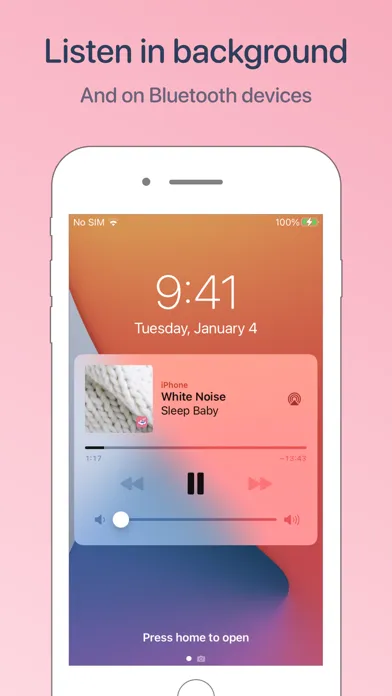 White noise generator, pink سکرین شاٹس