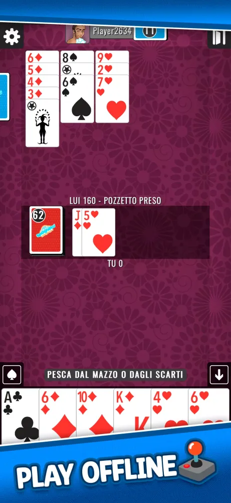 Capturas de tela do Buraco Plus