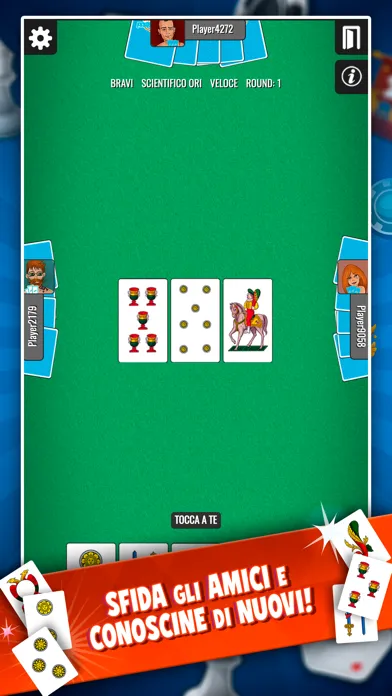 Ảnh chụp màn hình của Scopone Più - Card Games