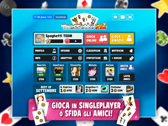 Zrzuty ekranu Tressette Più - Card Games iPad 