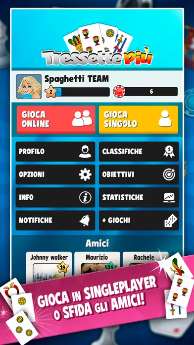 Zrzuty ekranu Tressette Più - Card Games