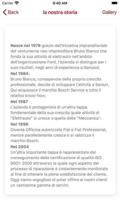 Bruno Bianco Car Service スクリーンショット