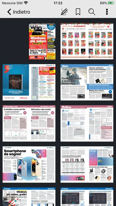 Capturas de pantalla de Win Magazine Italia