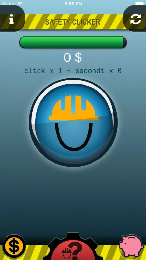 Tangkapan layar Safety Clicker