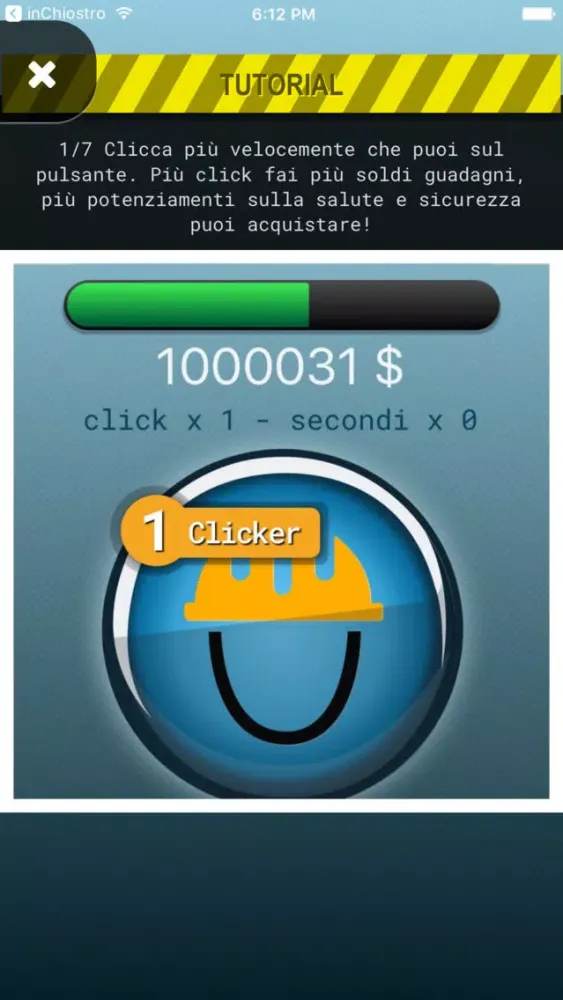 Tangkapan layar Safety Clicker