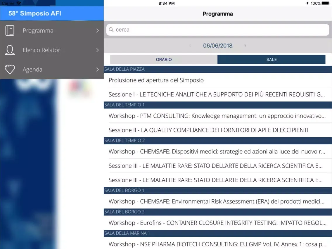 58° Simposio AFI iPad  스크린샷