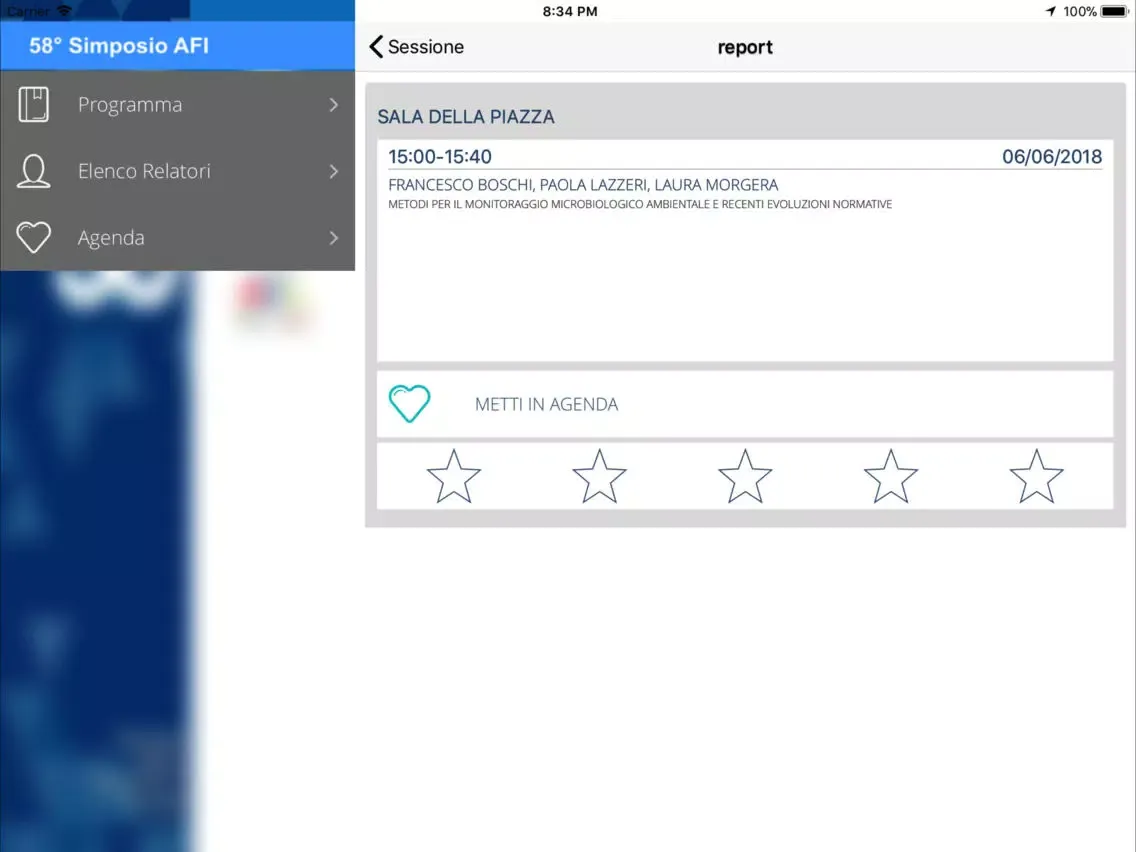 58° Simposio AFI iPad  스크린샷