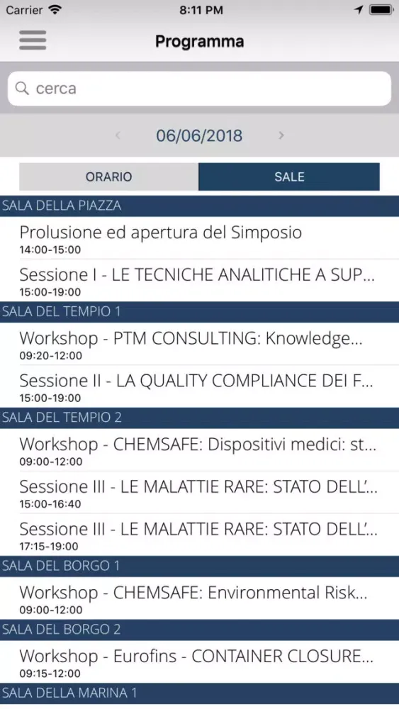 58° Simposio AFI 스크린샷