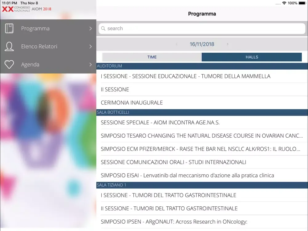 Congresso AIOM 2018 iPad  Screenshots