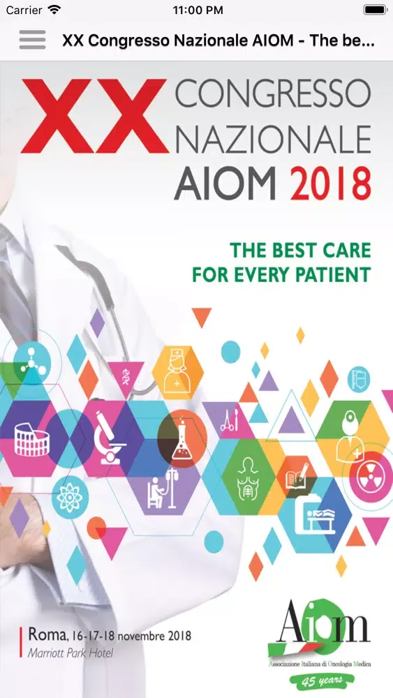 Congresso AIOM 2018 Screenshots