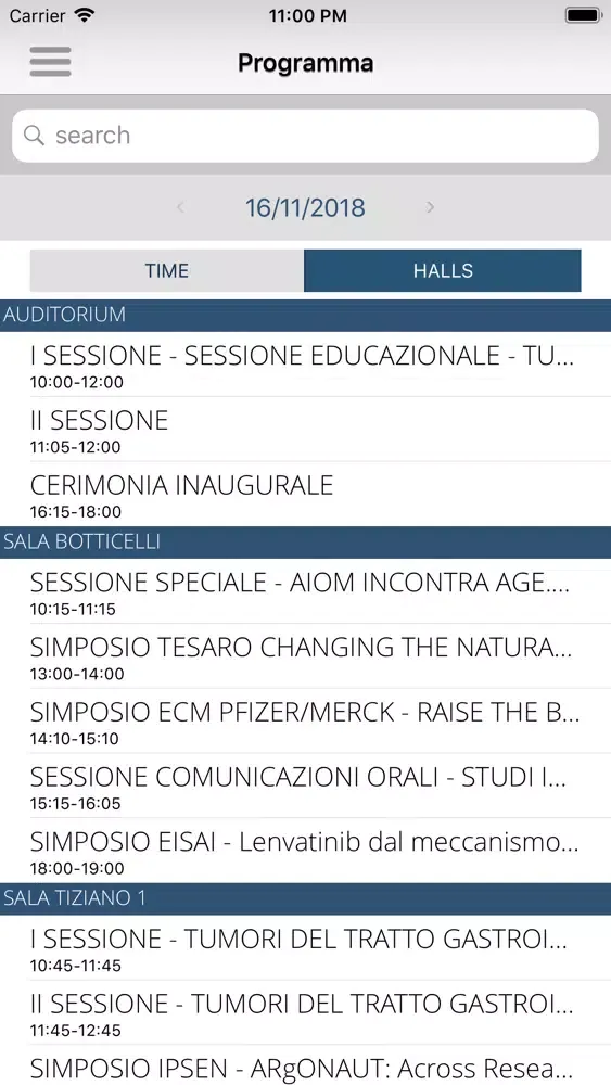 Congresso AIOM 2018 Screenshots