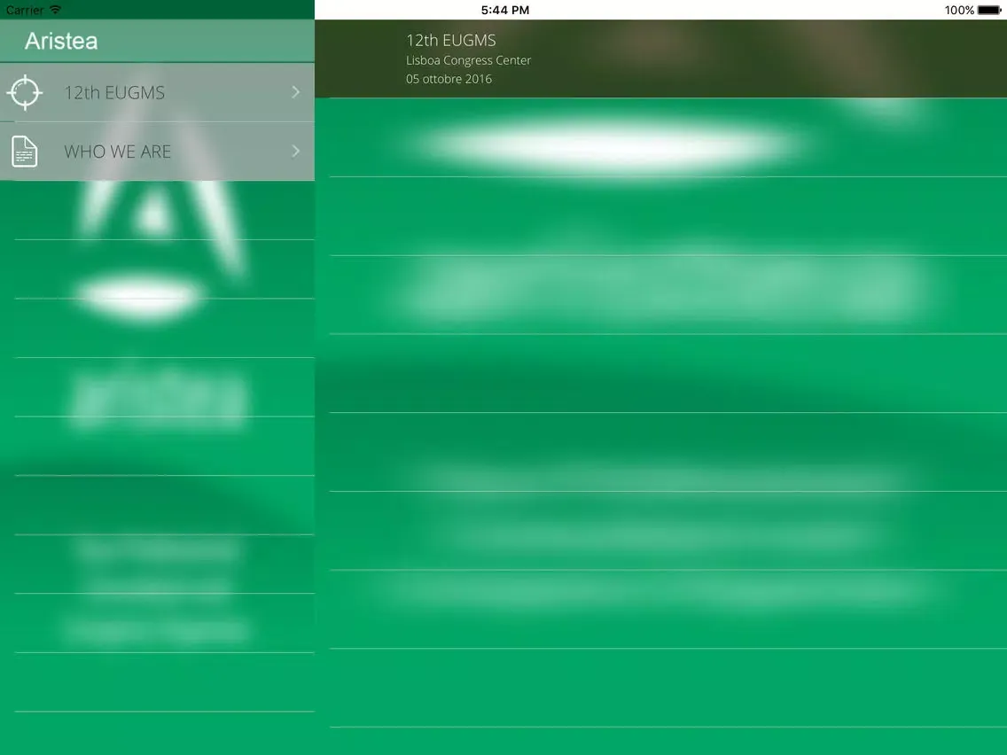 ARISTEA iPad  Screenshots