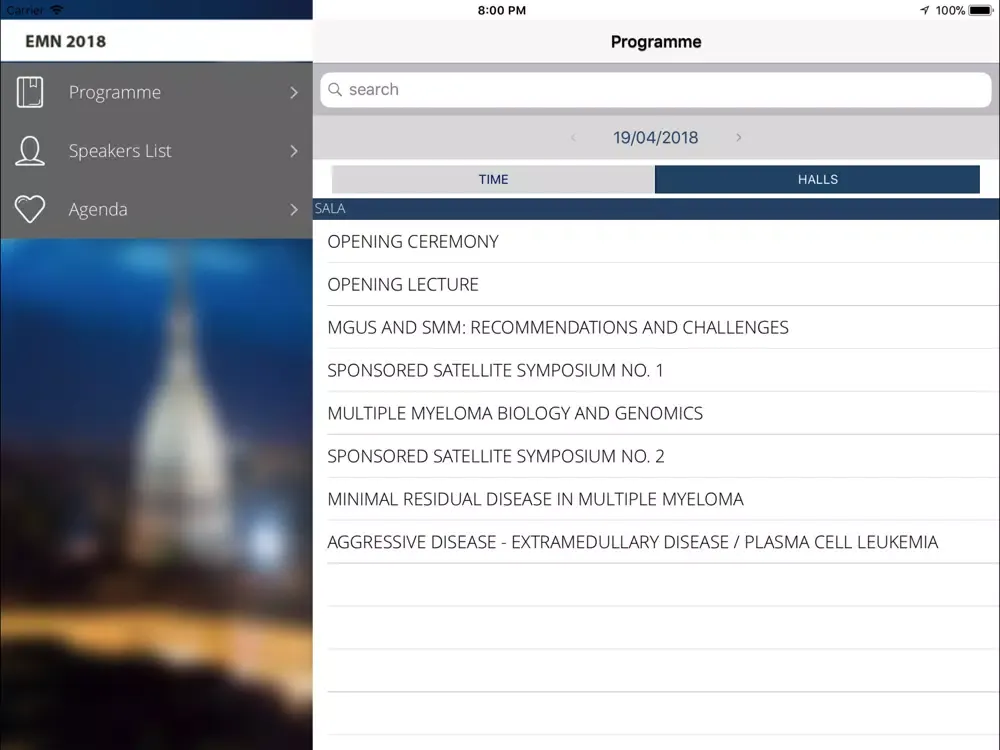Capturas de pantalla de EMN2018 iPad 