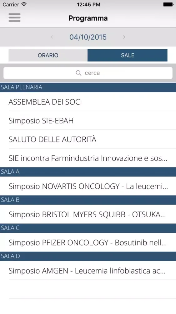 Applicazione della Società Italiana di Ematologia स्क्रीनशॉट