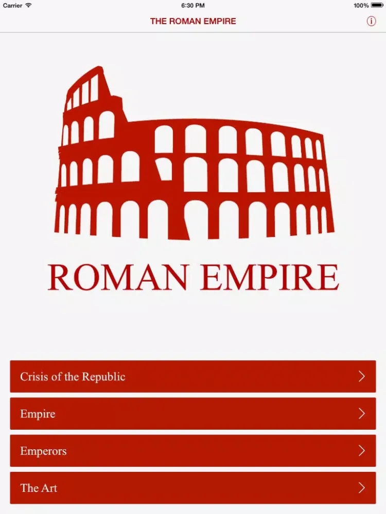 Roman Empire History iPad  Screenshots