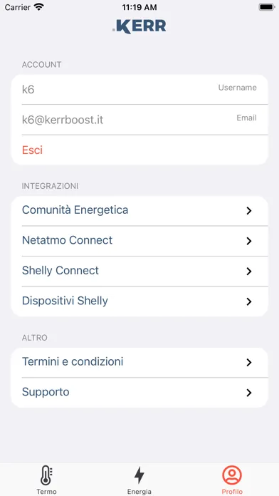 Zrzuty ekranu Kerr Boost