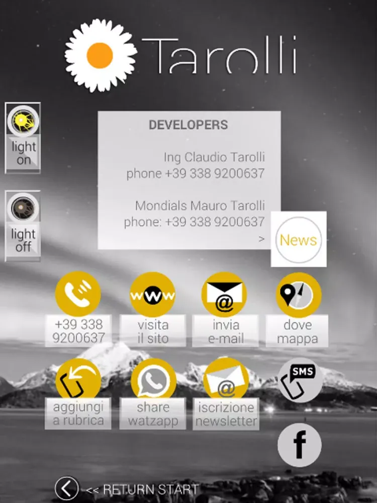 Tangkapan layar Claudio developer iPad 
