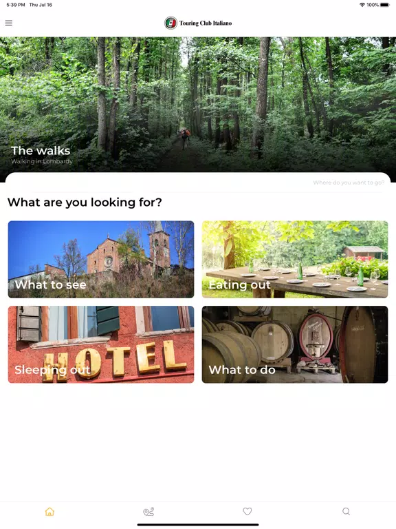 Walking in Lombardy iPad 应用截图