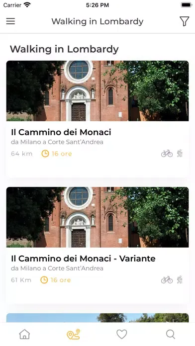 Walking in Lombardy سکرین شاٹس