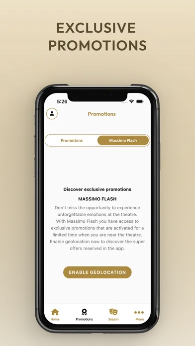Screenshot di Teatro Massimo App