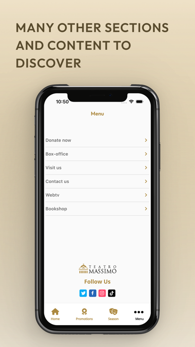 Tangkapan skrin Teatro Massimo App
