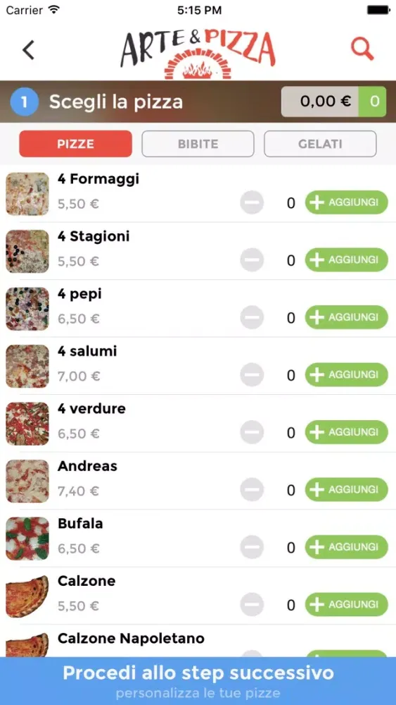 Screenshot di Arte & Pizza