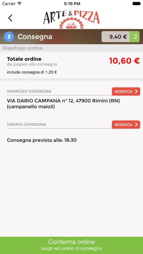 Screenshot di Arte & Pizza