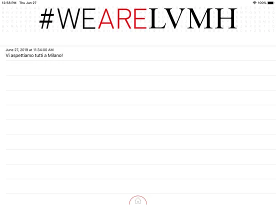 #WEARELVMH iPad Screenshots