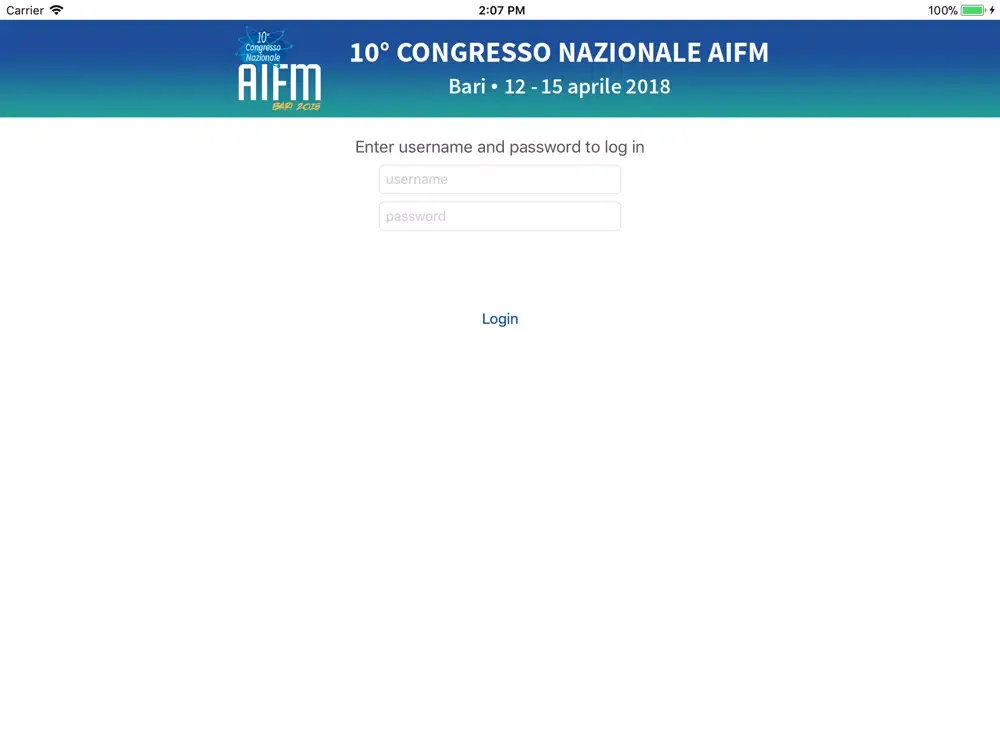 AIFM 2018 iPad  Ekran Görüntüleri