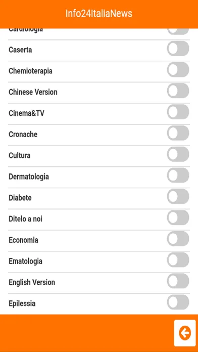 Captures d'écran de Info24ItaliaNews